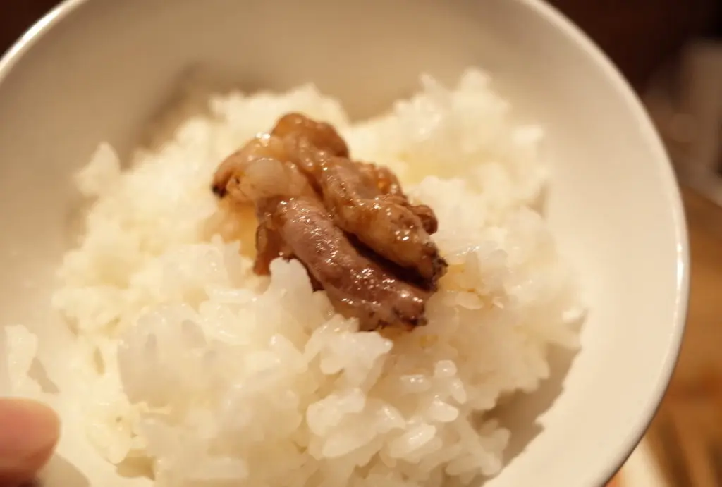 一口の焼肉