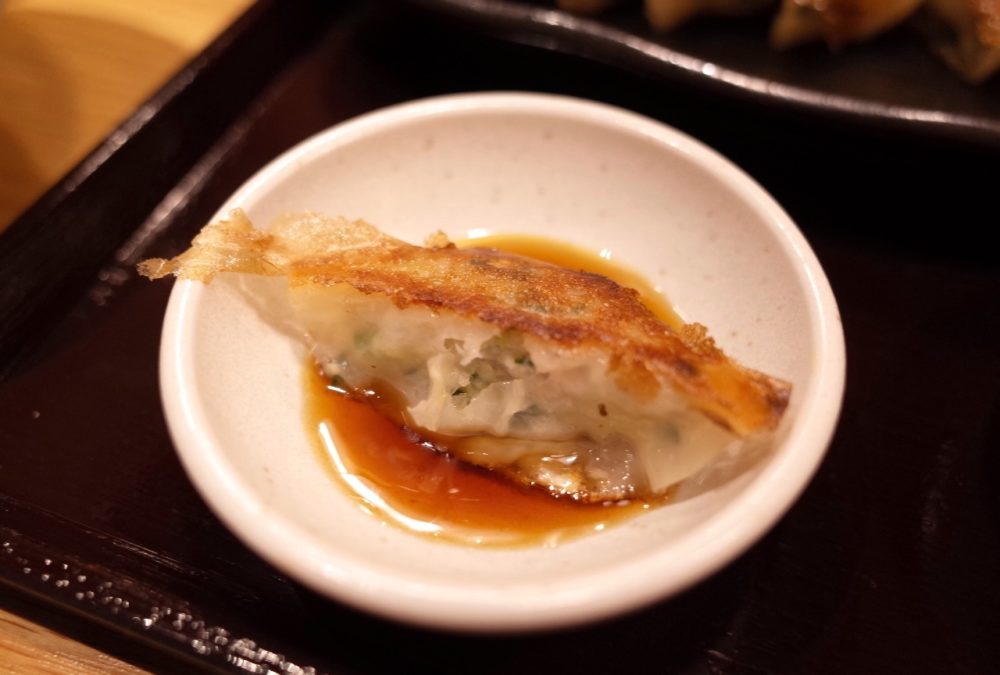 酢醤油餃子