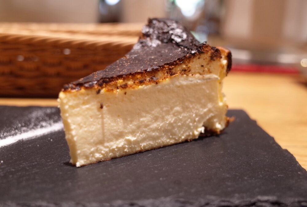 究極のバスクチーズケーキ表面