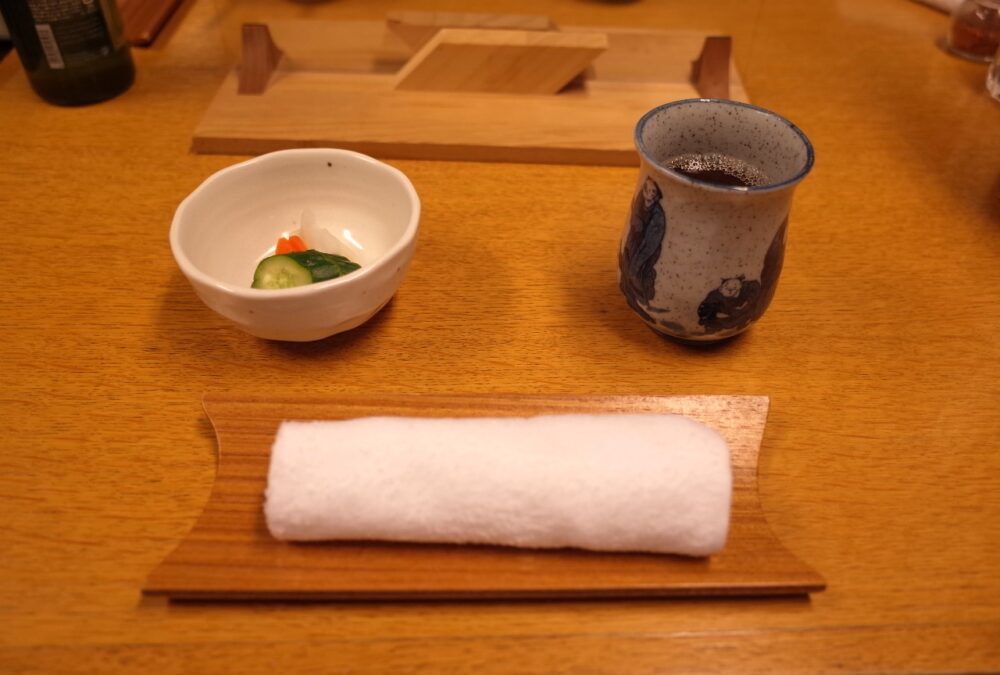 天ぷら 徳仙さんテーブル
