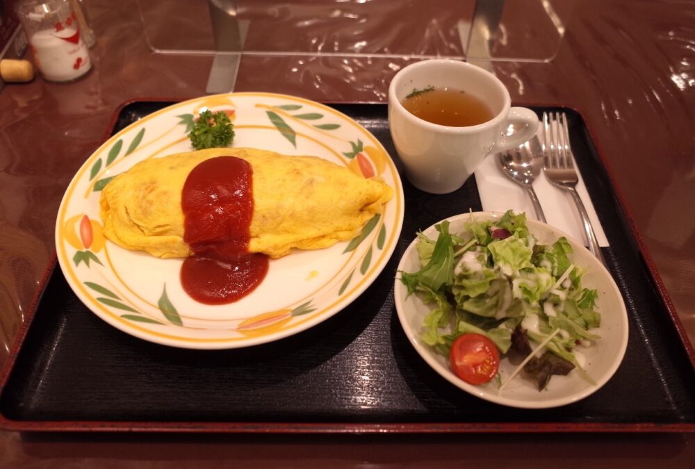 オムライス＋スープ・サラダセット