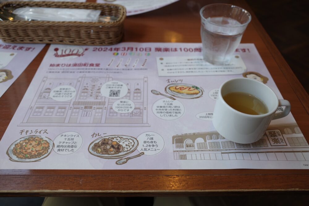 須田町食堂さんテーブル