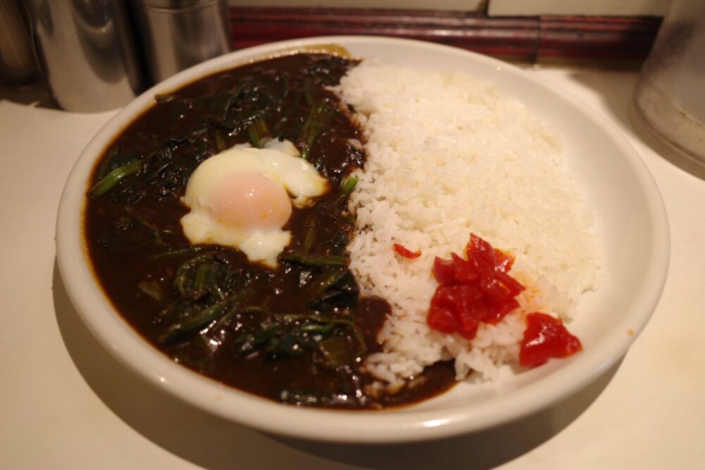 温玉ほうれん草カレー(並)