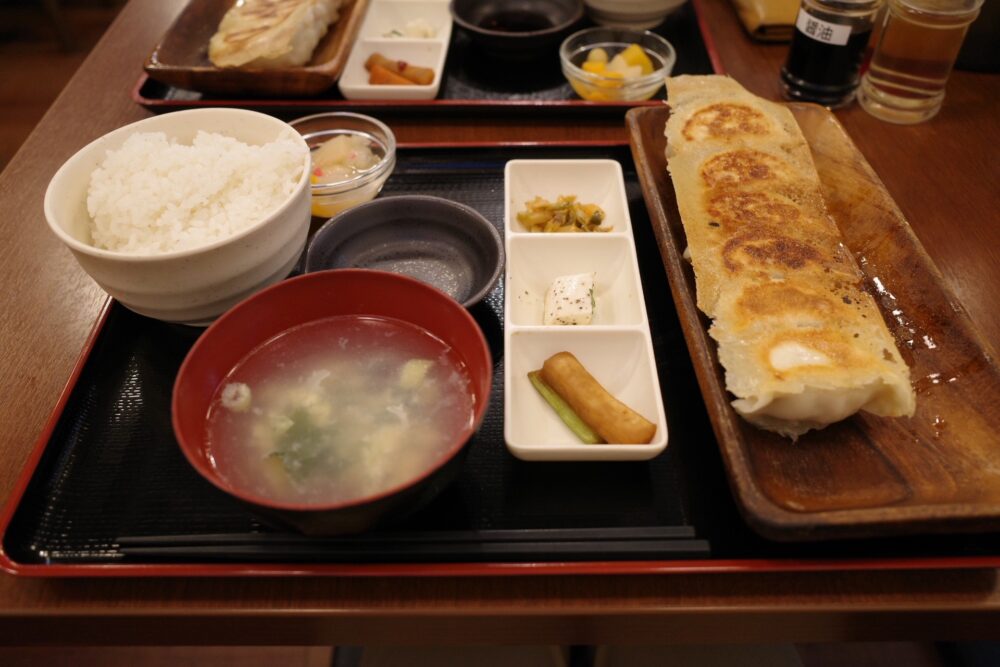 和合焼き餃子定食(6個)