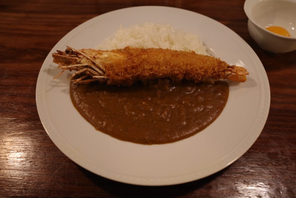 特大海老フライカレー