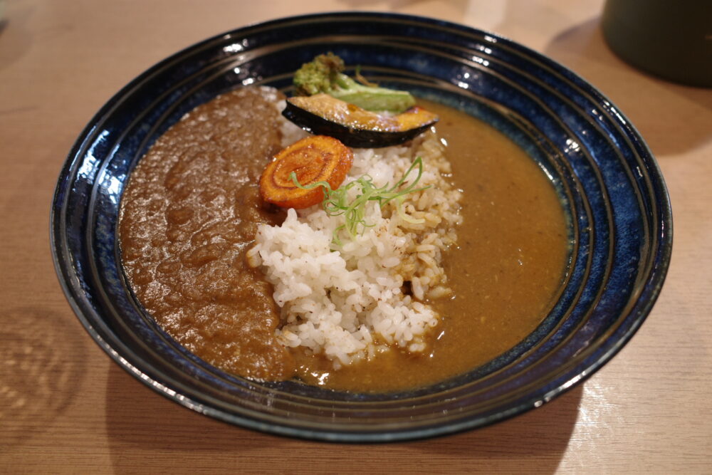 野菜合盛カレー