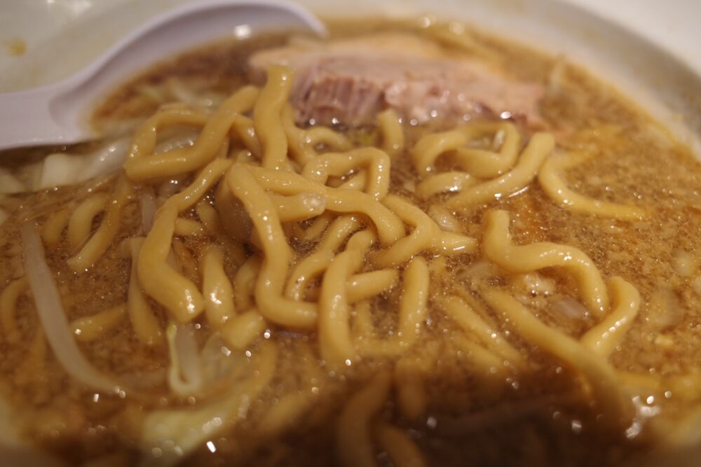 麺の表面