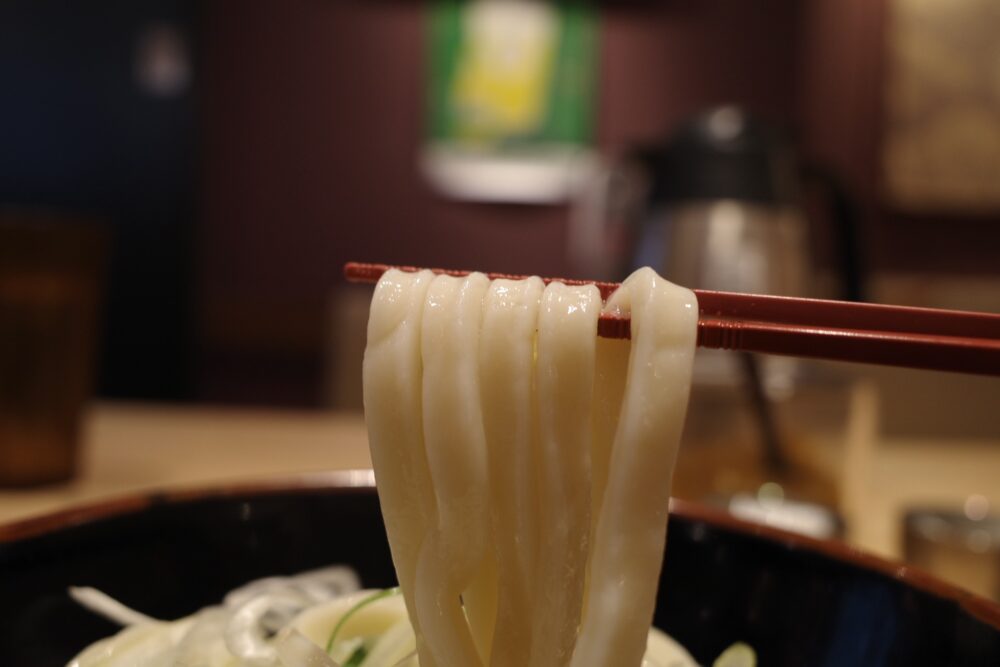 一口のうどん