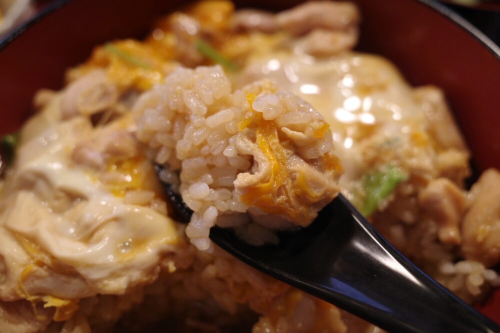 一口の親子丼