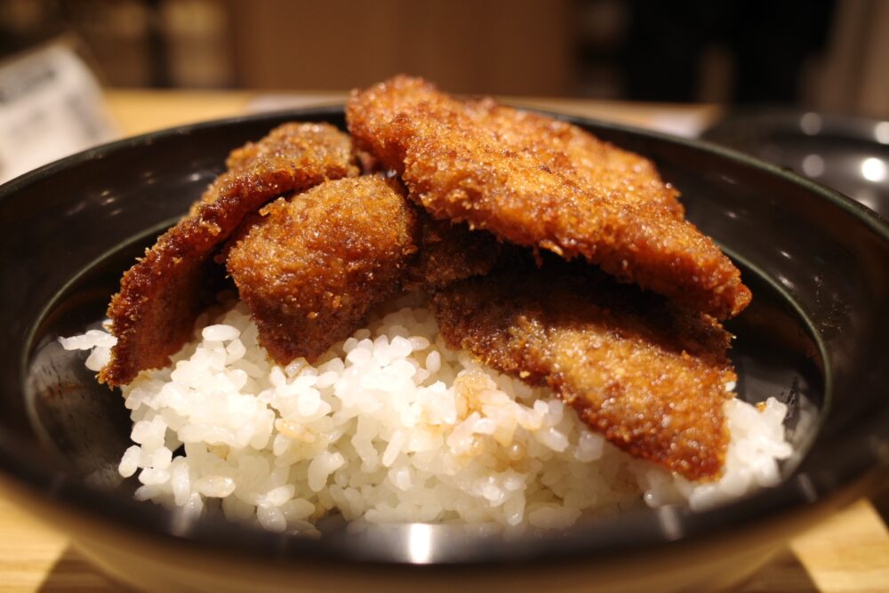 ワセカツ丼断面