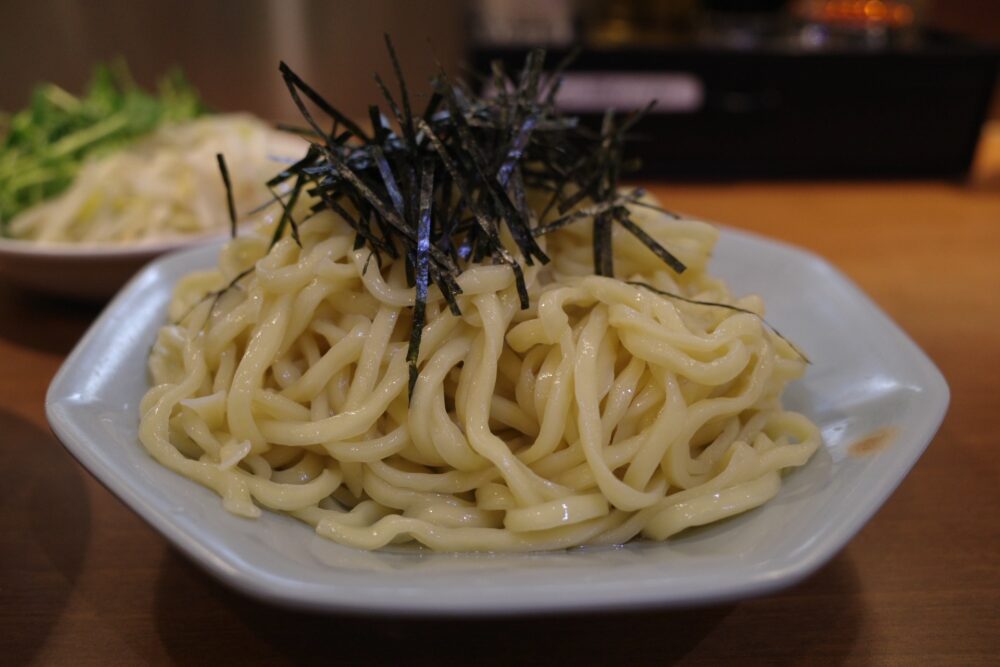 つけ麺の盛り具合