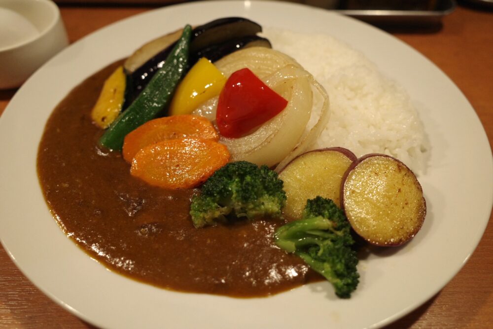 素揚げ野菜カレー