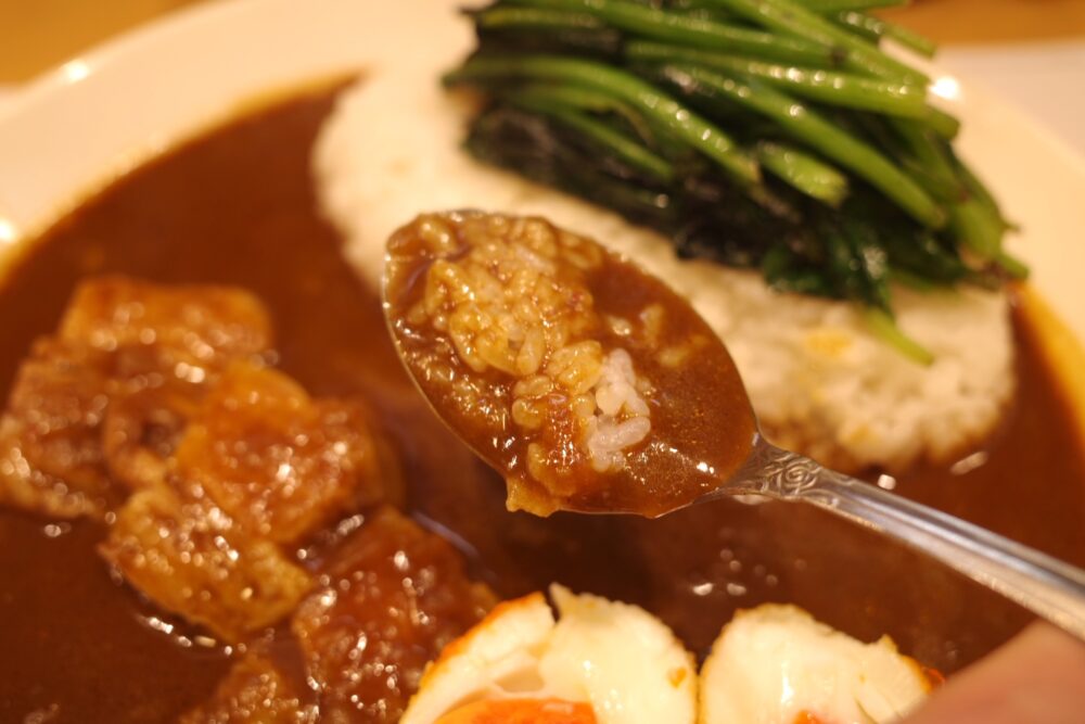 一口のカレーライス