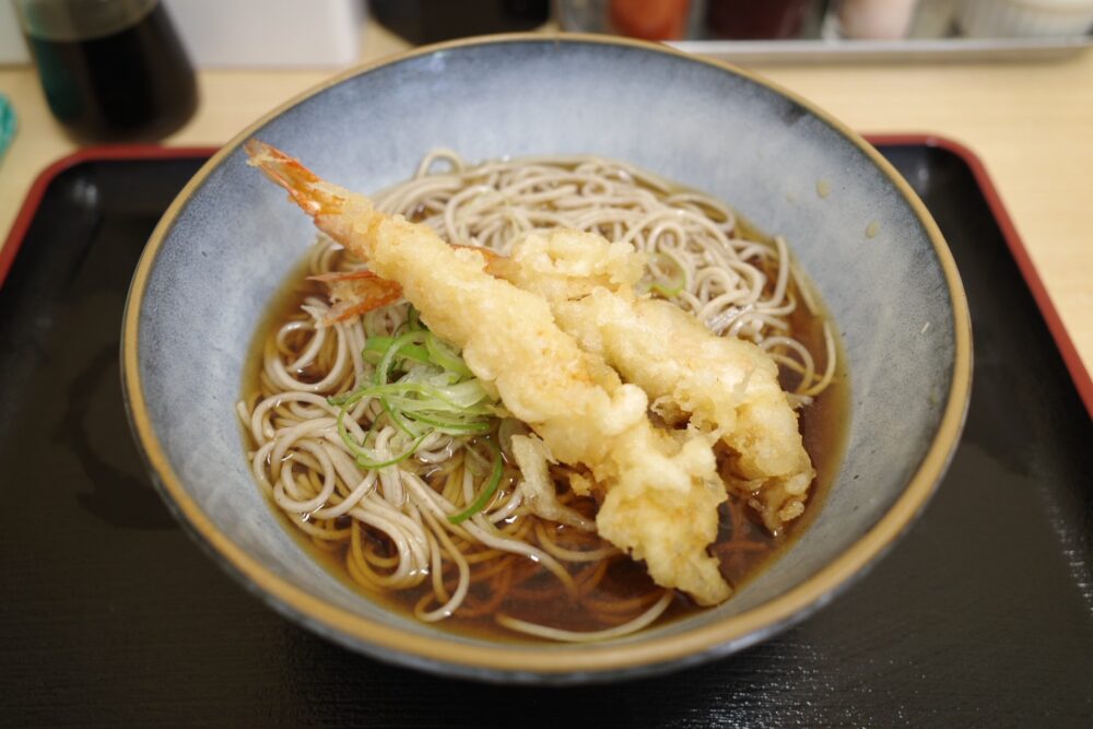 えび天そば2本
