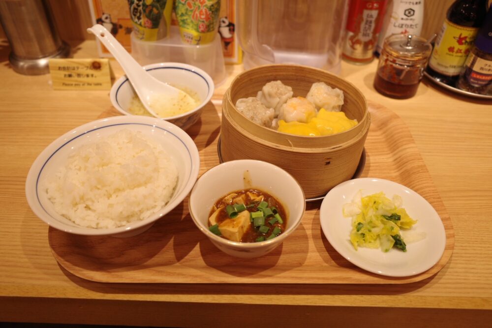 俺流ミックス焼売定食