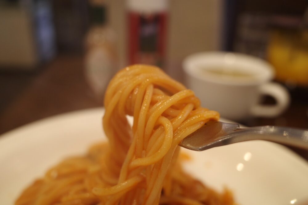 一口のナポリタン