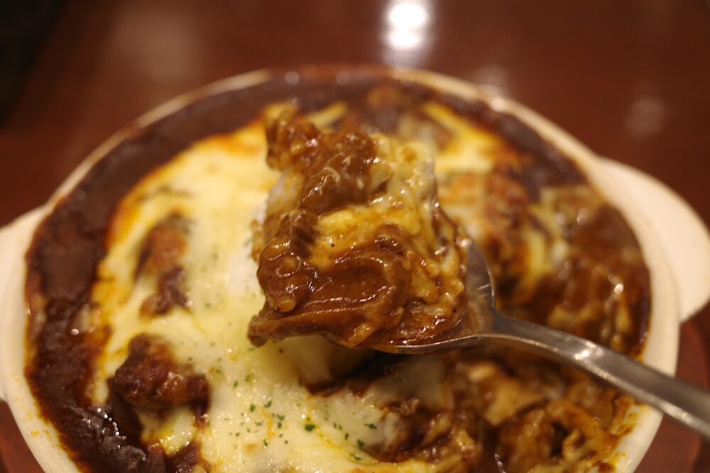 一口の特製焼きカレー