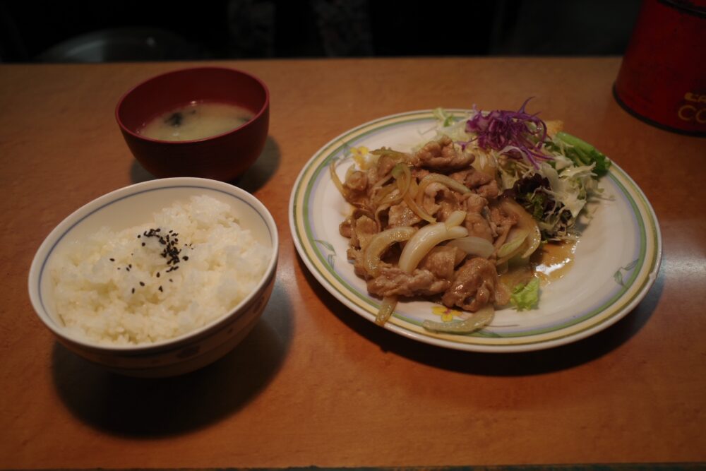 しょうが焼き定食
