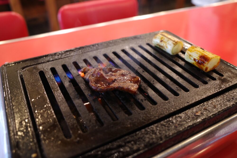 焼いた肉