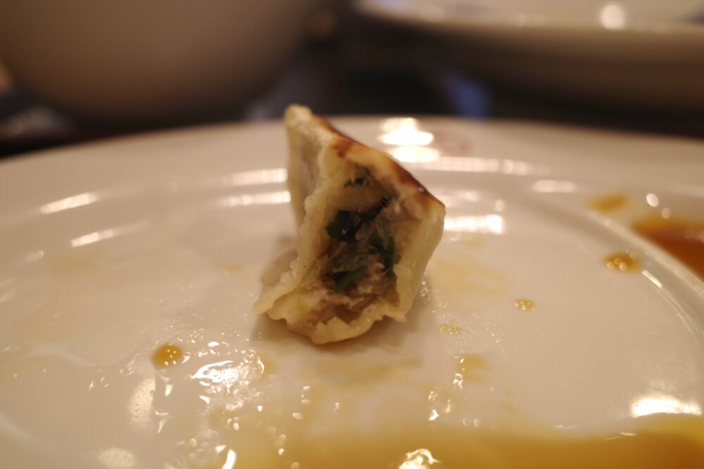 餃子の断面