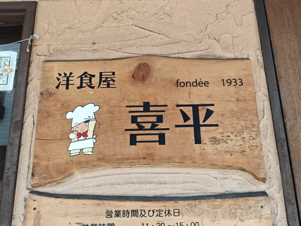喜平さん看板