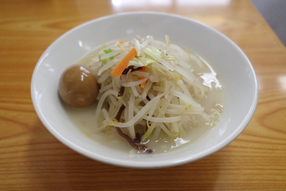 鶏塩タンメン＋半熟味玉子