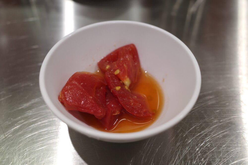 極上完熟トマトの酢醤油漬け