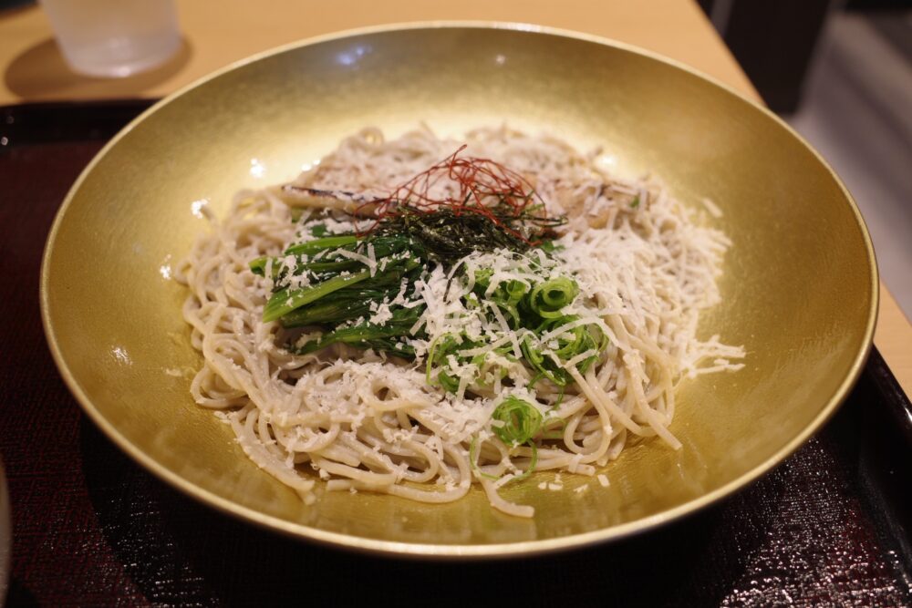 チーズつけ蕎麦