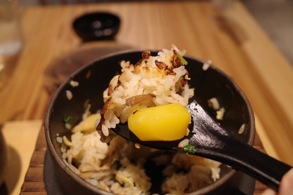 一口の五目釜飯