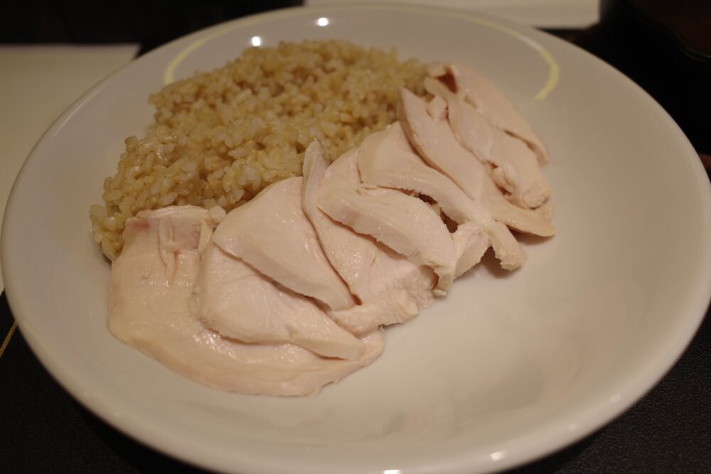 鶏チャーシューライス