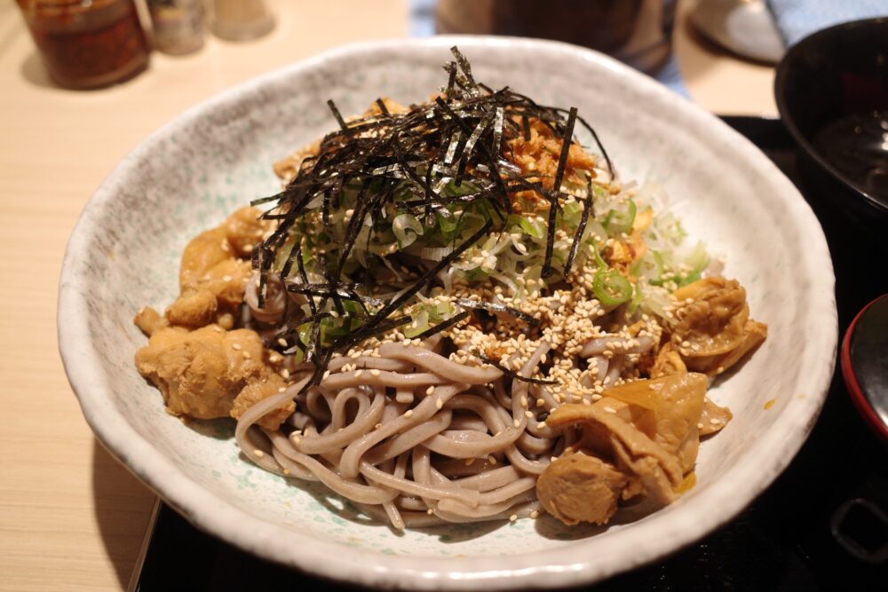 鳥肉つけ蕎麦