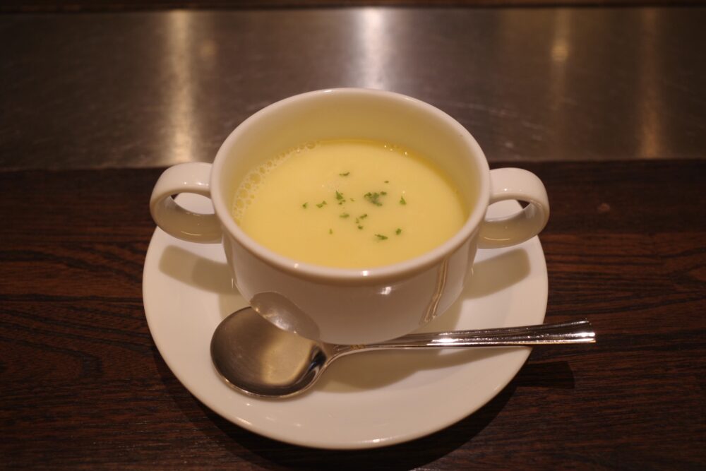 とうもろこしのスープ