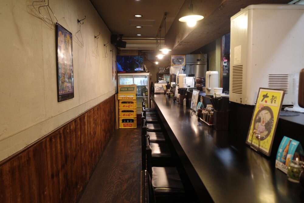 らーめん大穀さん店内