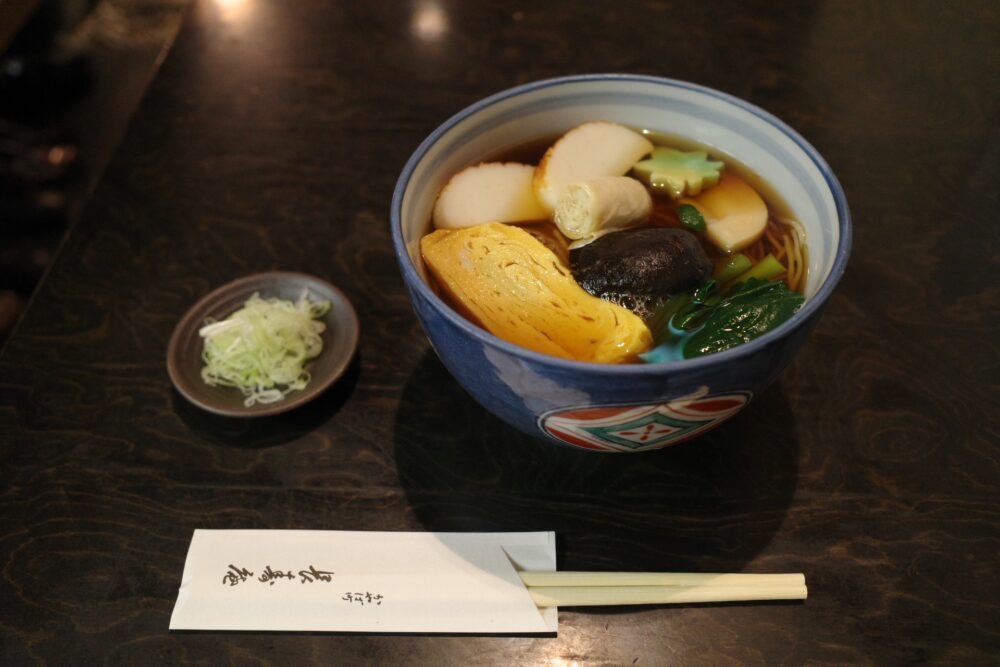 おかめそばとねぎ