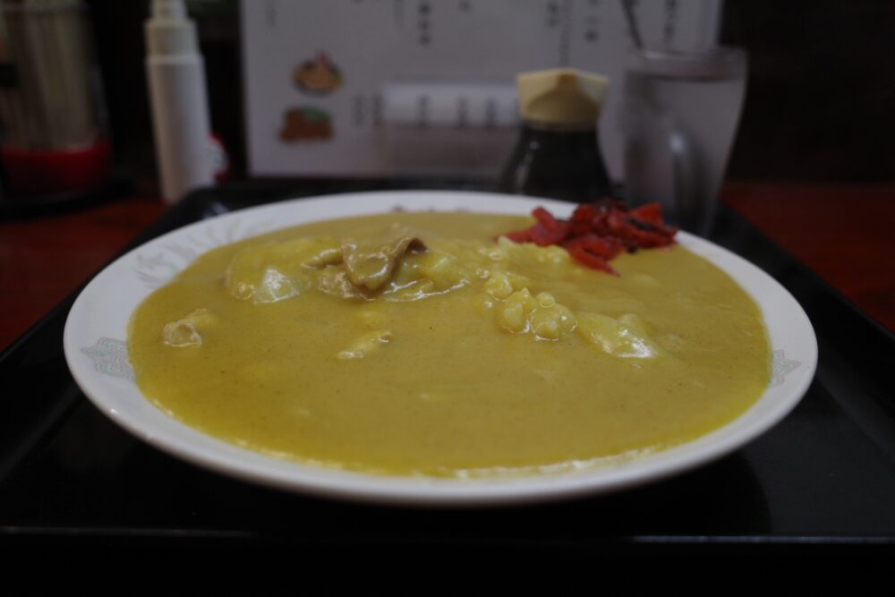 横からライスカレー