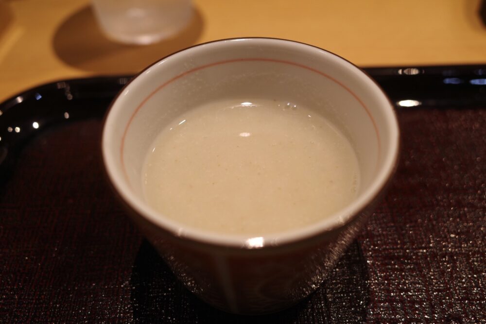 濃厚そば湯