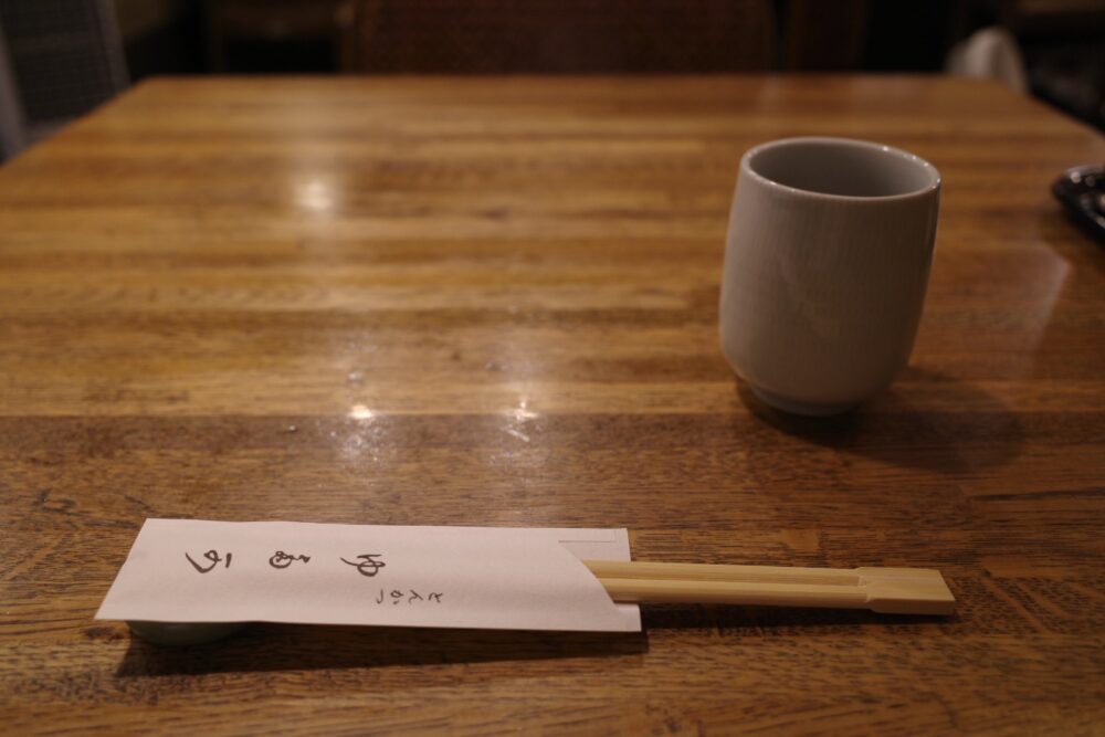 とんかつ ゆたかさんテーブル