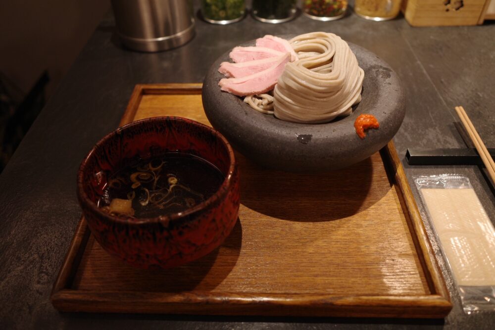 塩鴨のつけSOBAセット
