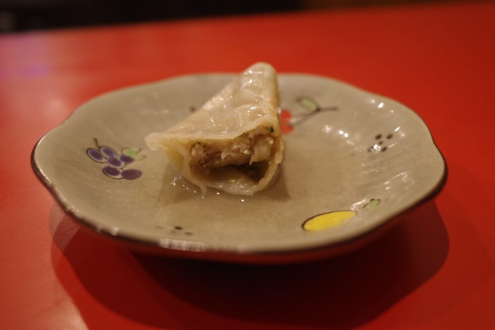 餃子の断面