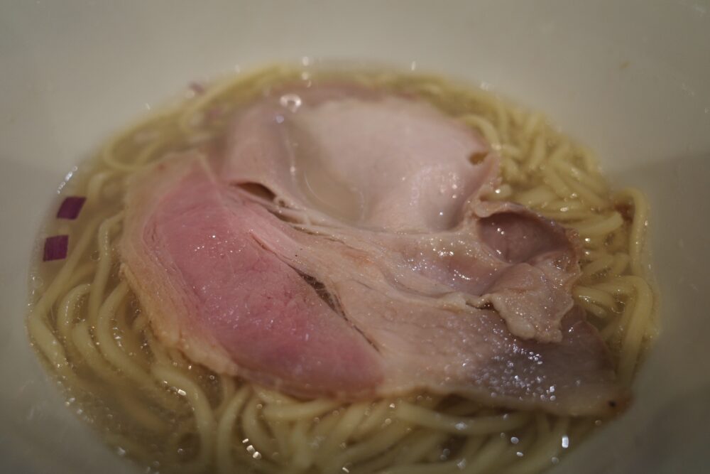 薄切りチャーシュー