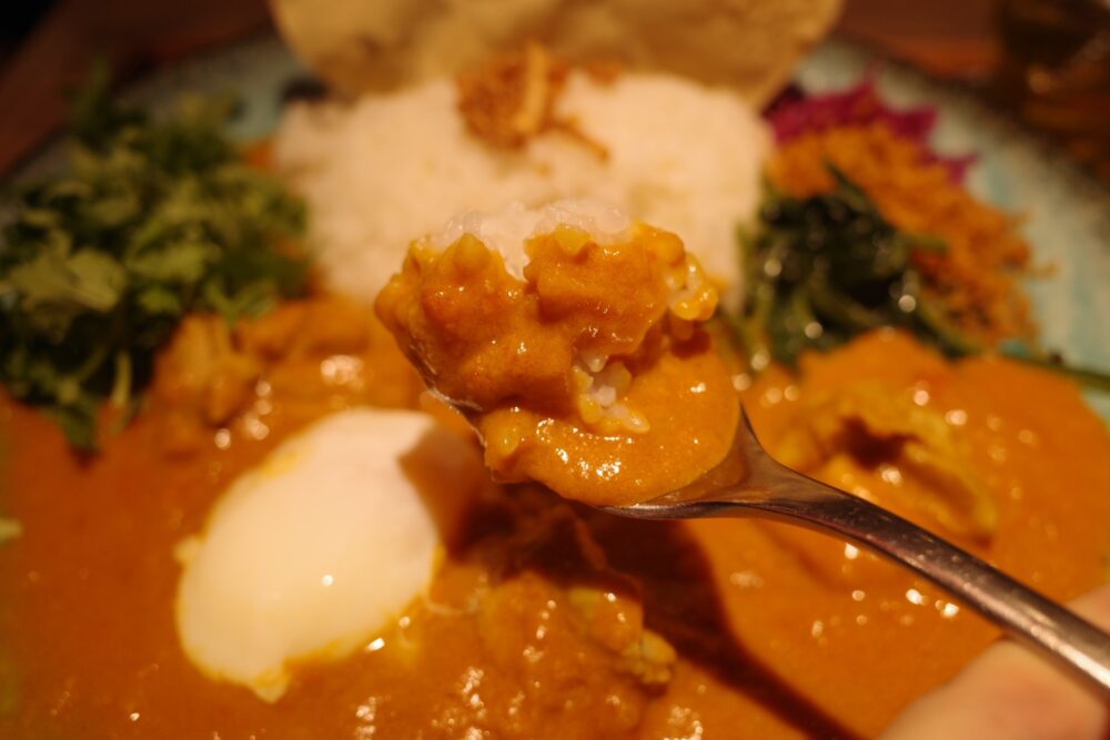 一口の恋盛りチキンカリー