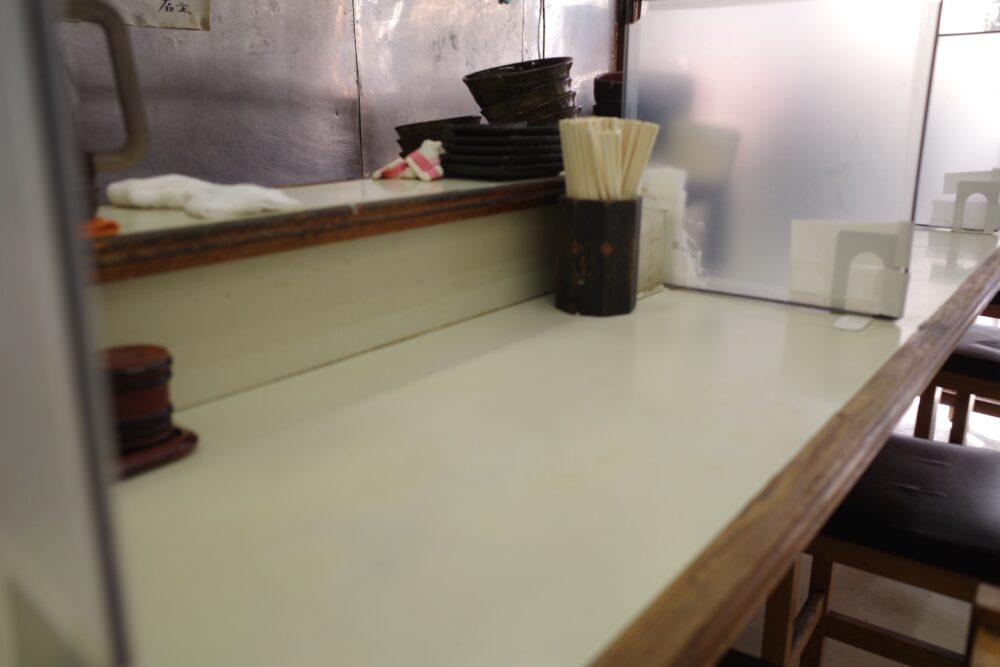 長寿庵さん店内