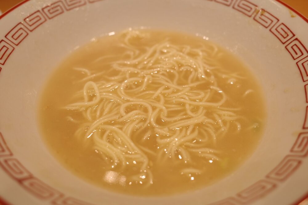 替え玉を入れたラーメン