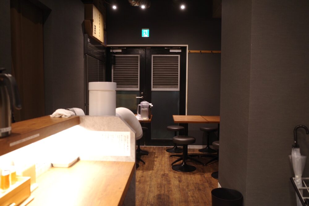 つけ麺一頂さん店内