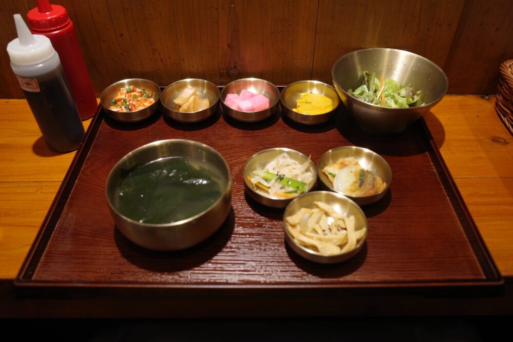 韓国おかず、サラダ、スープ