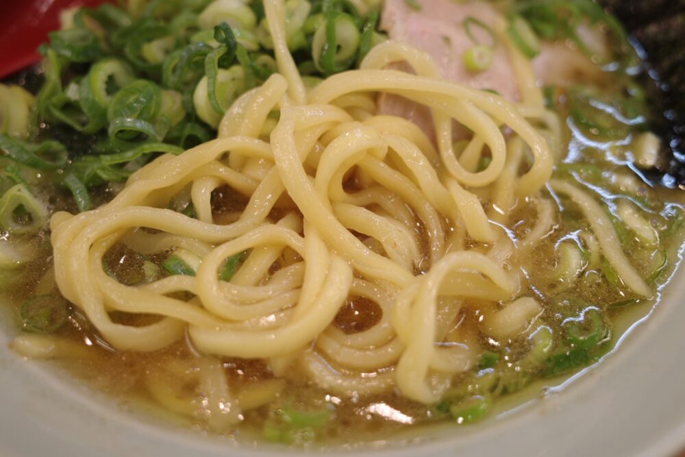 麺の表面
