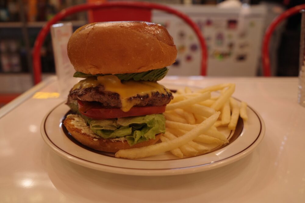 アボカドチーズバーガーの形状