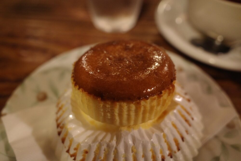 チーズケーキの表面