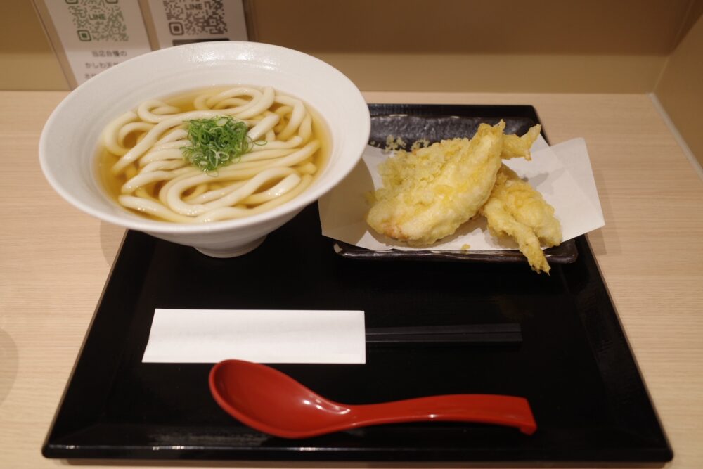 熟成かしわ天かけうどん