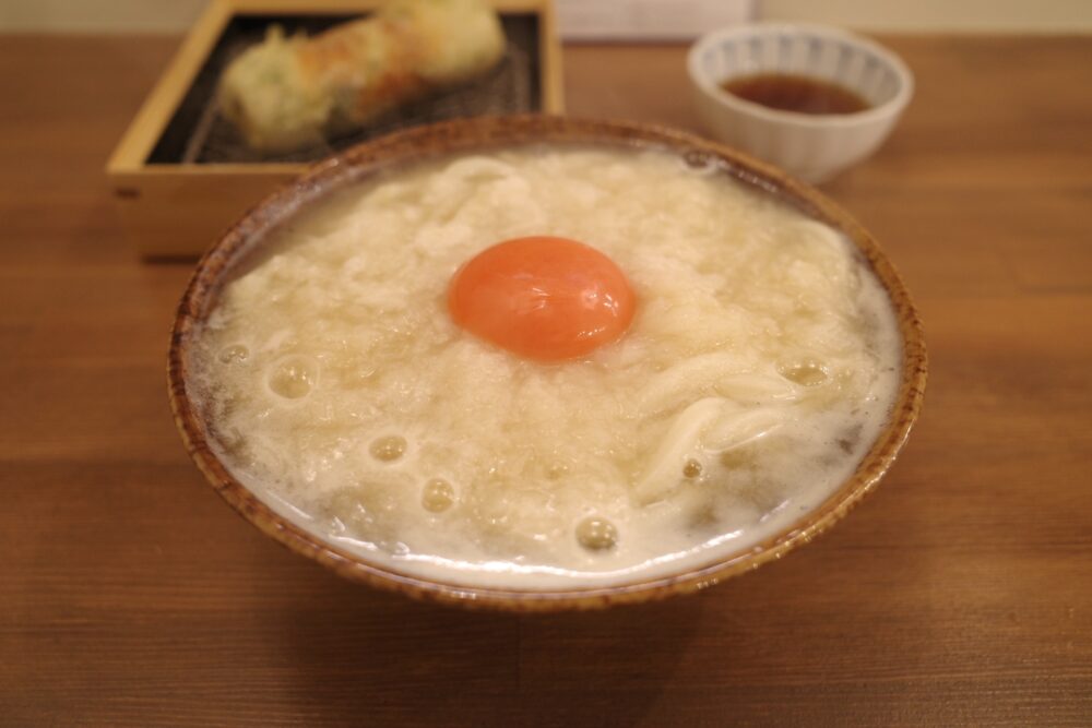 ふわとろ月見温うどん